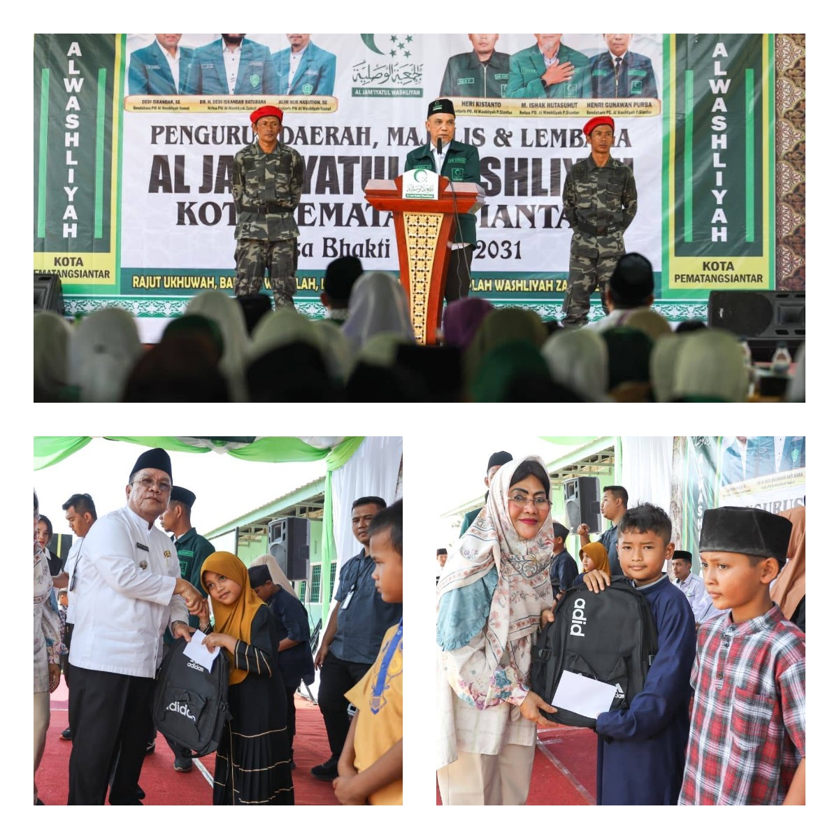 Wali Kota Wesly Hadiri Pelantikan PD Al Jam’iyatul Washliyah Kota Pematangsiantar Periode 2026–2031, Serahkan Santunan Anak Yatim Rp15 Juta