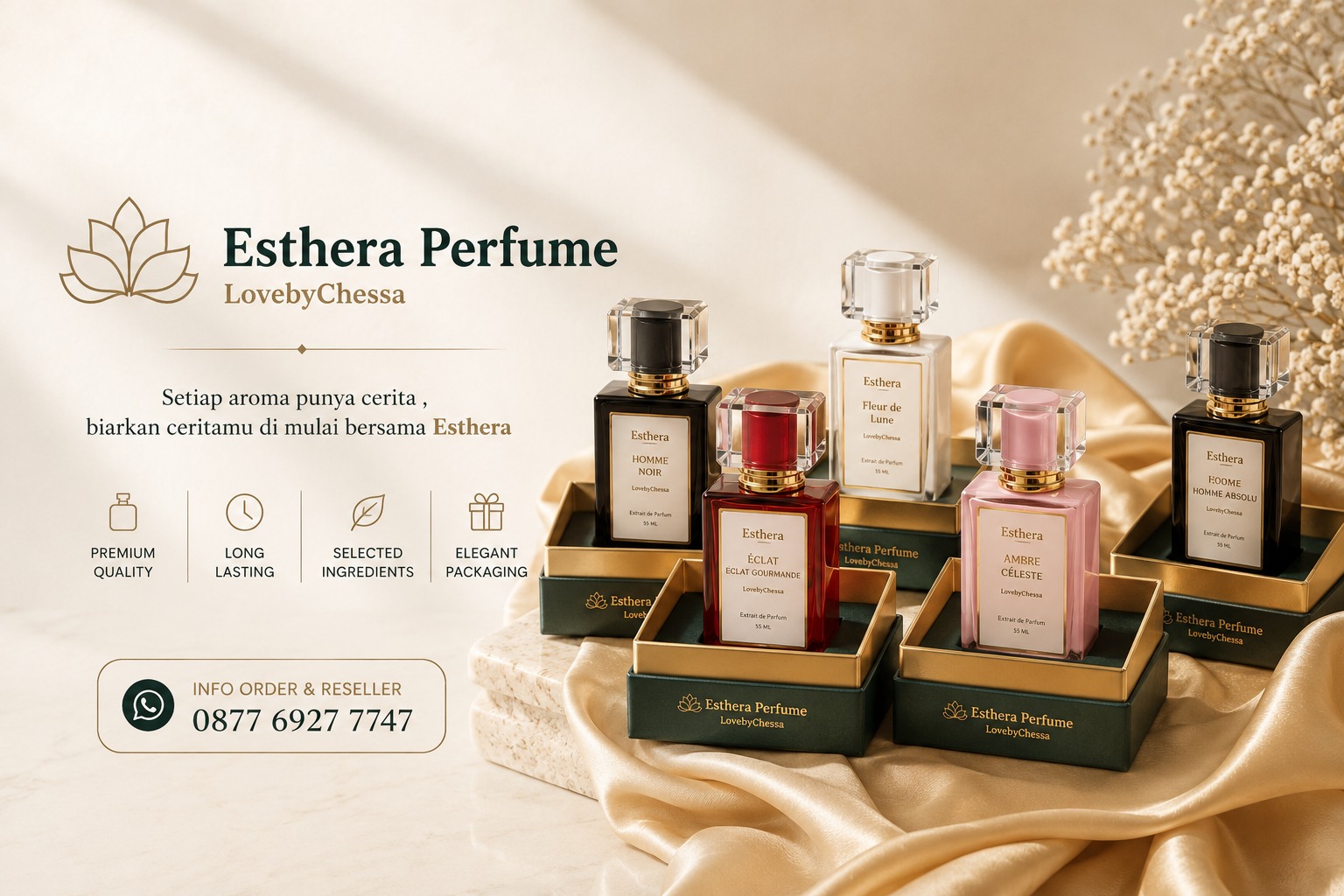 Esthera Perfume by LovebyChessa: Temukan Aroma yang Mencerminkan Kepribadian Anda