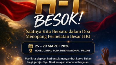 Sinode HKI ke-65 Tahun 2026 Siap Digelar di Medan, Umat Diajak Bersatu dalam Doa
