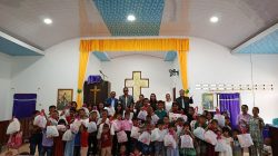 Mengharukan! Perantau HKI Pardamean Berbagi, Puluhan Anak Sekolah Minggu Terima Bingkisan Kasih