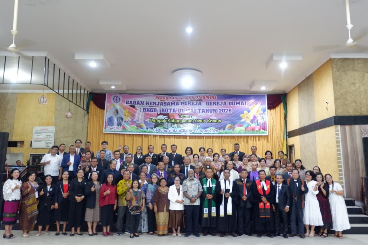 Perayaan Paskah Oikumene Kota Dumai 2026 Diselenggarakan BKGD
