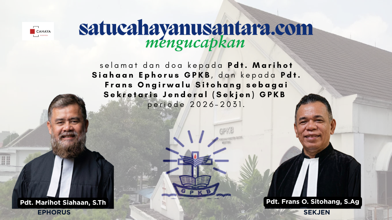 Hasil Sinode AM GPKB XVII 2026 di Medan menetapkan Pdt. Marihot Siahaan sebagai Ephorus dan Pdt. Frans Ongirwalu Sitohang sebagai Sekjen GPKB periode 2026–2031.