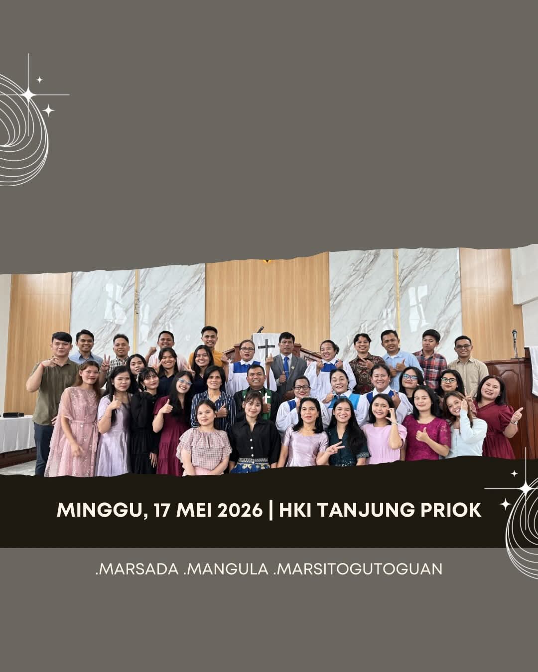 Naposo Diaspora Kunjungi HKI Tanjung Priok, Pererat Kebersamaan dalam Ibadah dan Pelayanan