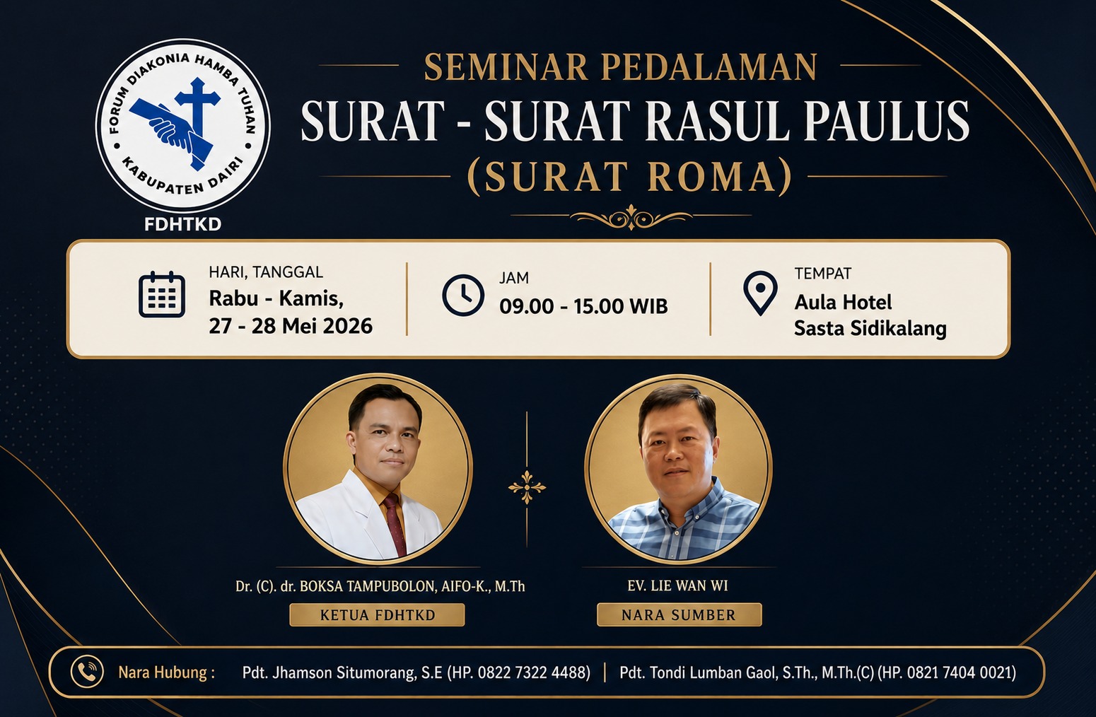 FDHTKD-Kabupaten-Dairi-Selenggarakan-Seminar-Pendalaman-Surat-Rasul-Paulus