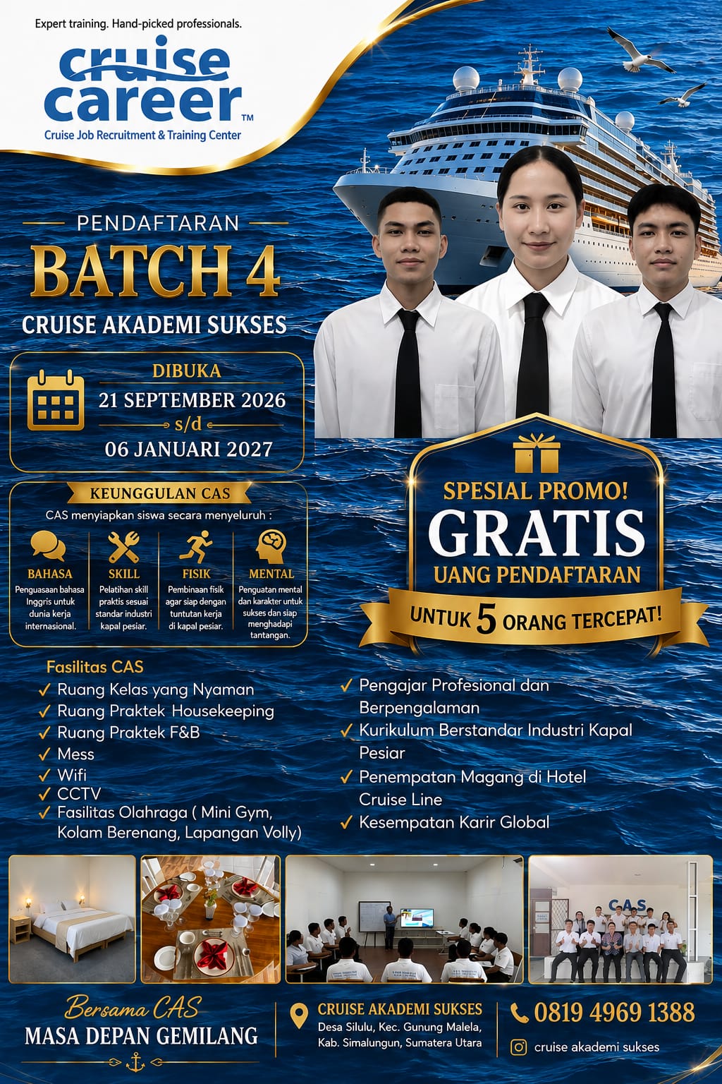 Batch 4 Cruise Akademi Sukses Segera Dibuka – Yuk, Gabung!